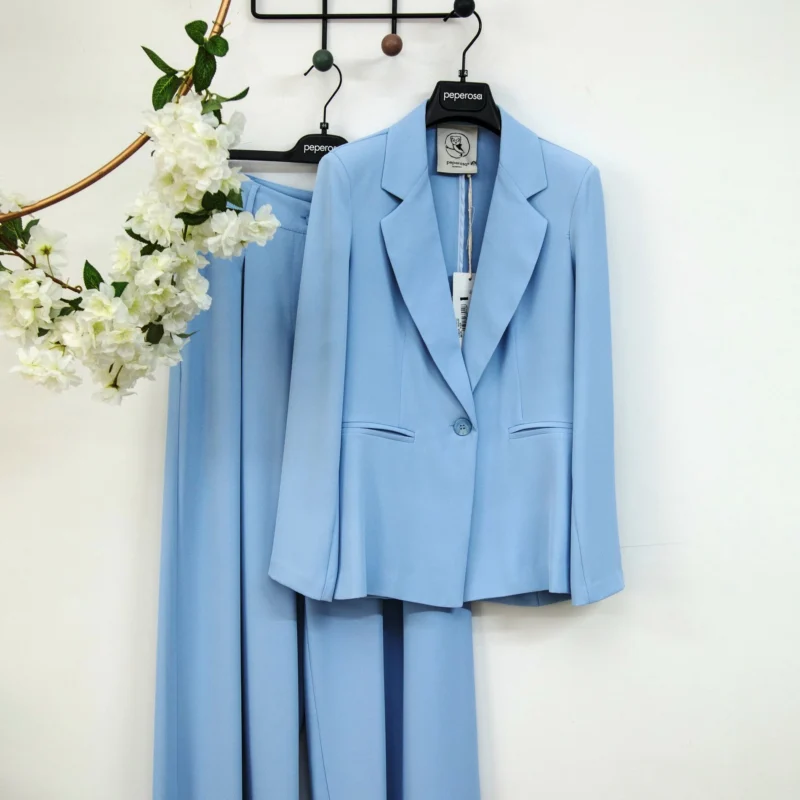 TAILLEUR GIACCA E PANTALONE AZZURRO MODELLO TRIXIE