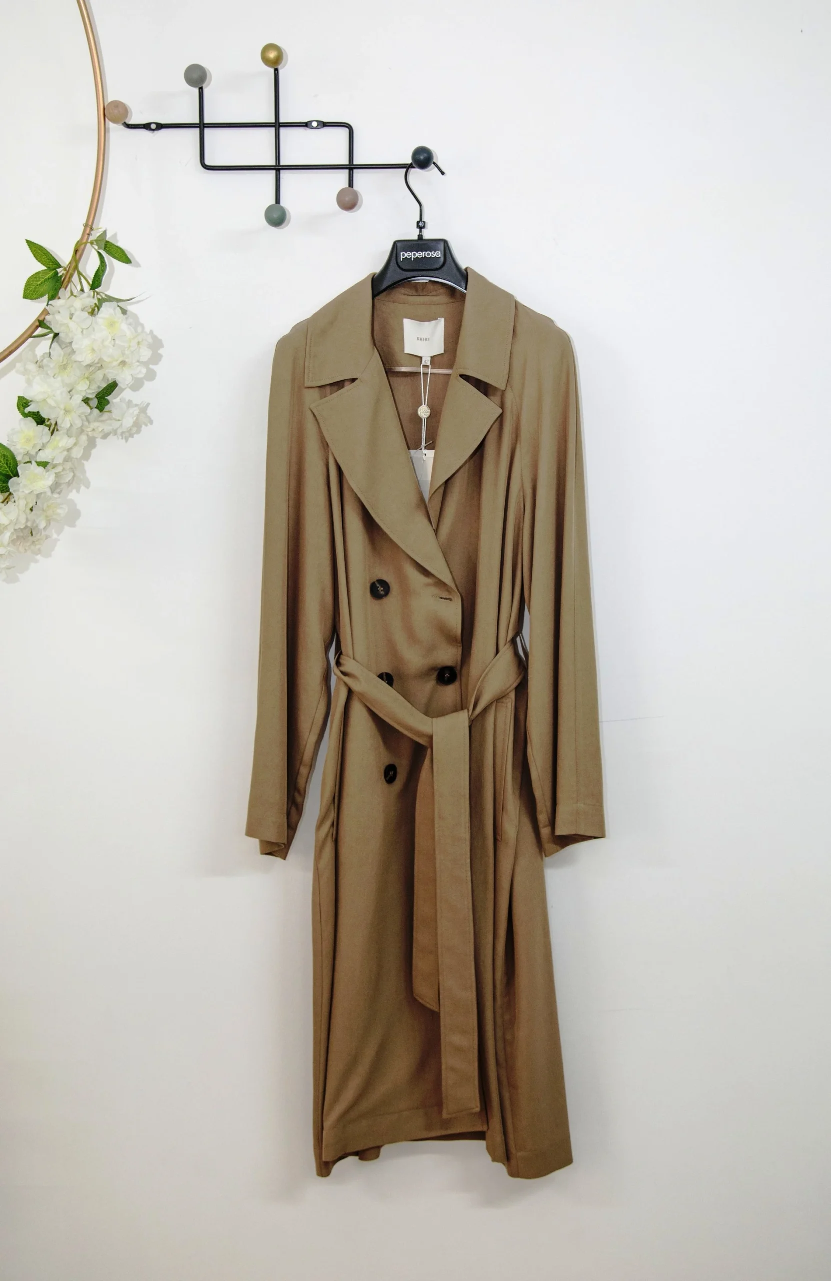 TRENCH SHIKI MODELLO SAREM COLOR CAMMELLO