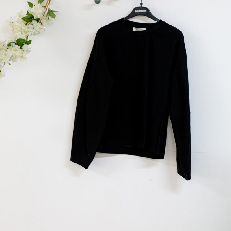 Casacca peperosa caldo cotone nera