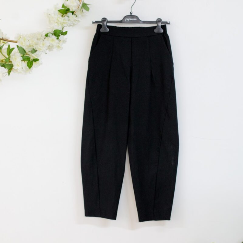 Pantalone peperosa caldo cotone nero